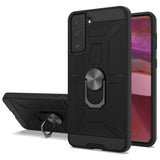 Anti-Drop Hybrid Magnetic Hard Armor Case with Ring Holder for Samsung Galaxy S21 5G 6.2"