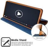 Goospery CANVAS Card Holder Fabric Folio Wallet Flip Stand Case For Galaxy S21 Ultra (6.8 inches)