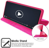 Goospery CANVAS Card Holder Fabric Folio Wallet Flip Stand Case For Galaxy S21 Ultra (6.8 inches)