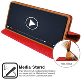 Goospery CANVAS Card Holder Fabric Folio Wallet Flip Stand Case For Galaxy S21 Ultra (6.8 inches)
