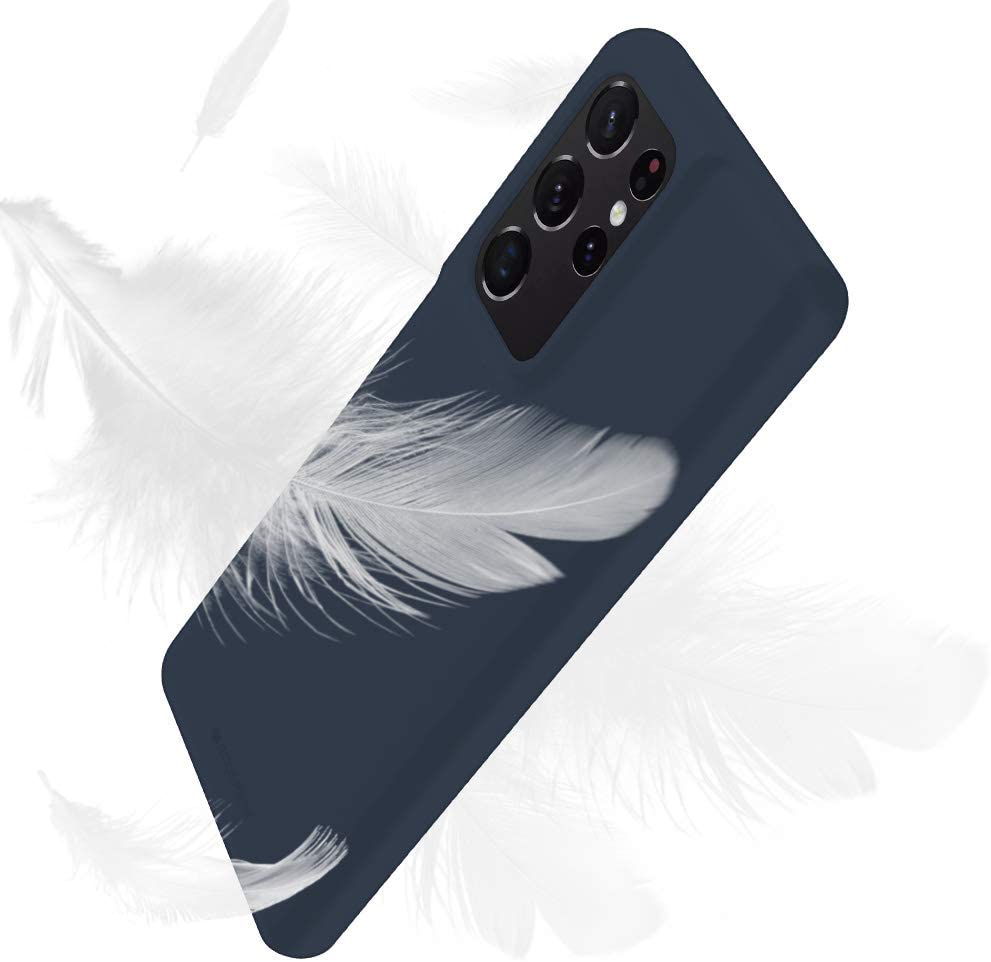 Goospery Soft Feeling Jelly Case for Galaxy S21 Ultra (6.8 inches) Silky Slim Bumper Cover