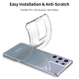 Slim TPU Silicone Phone Cover For Samsung Galaxy S21 Ultra 5G 6.8"