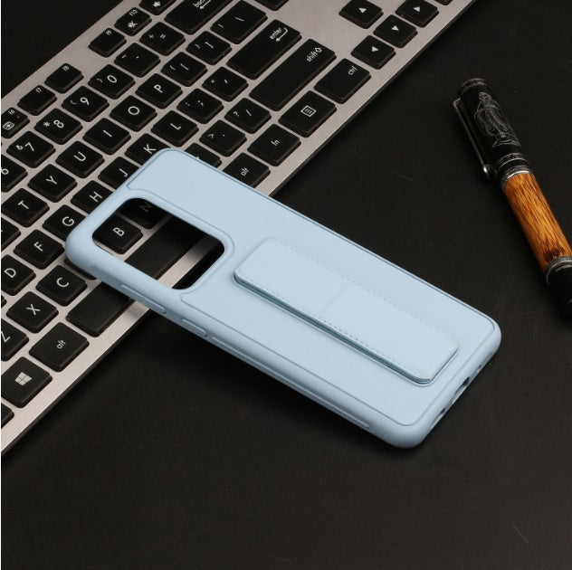 Vertical&Horizontal Kickstand Hand Wrist Strap Foldable Magnetic Stand Shockproof Protective Phone Case For Samsung S21 Ultra 6.8"