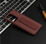 Vertical&Horizontal Kickstand Hand Wrist Strap Foldable Magnetic Stand Shockproof Protective Phone Case For Samsung S21 Ultra 6.8"