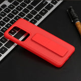 Vertical&Horizontal Kickstand Hand Wrist Strap Foldable Magnetic Stand Shockproof Protective Phone Case For Samsung S21 Ultra 6.8"