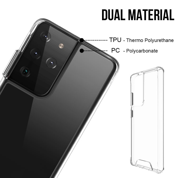 Premium Transparent Rugged Clear Shockproof SPACE Case Cover For Samsung S21 Ultra 5G 6.8"
