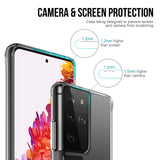Premium Transparent Rugged Clear Shockproof SPACE Case Cover For Samsung S21 Ultra 5G 6.8"