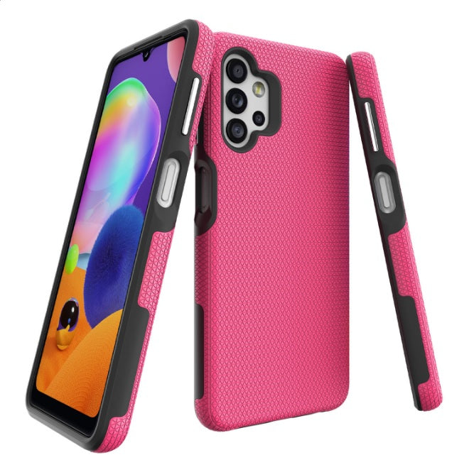Triangle Dot PC+TPU Dual Layer Rugged Shockproof Hybrid Armor Case For Samsung Galaxy A32 5G 6.5"