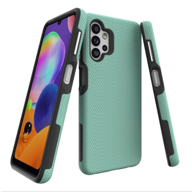 Triangle Dot PC+TPU Dual Layer Rugged Shockproof Hybrid Armor Case For Samsung Galaxy A32 5G 6.5"