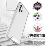 Premium Transparent Rugged Clear Shockproof SPACE Case Cover For Samsung Galaxy A32 5G 6.5"