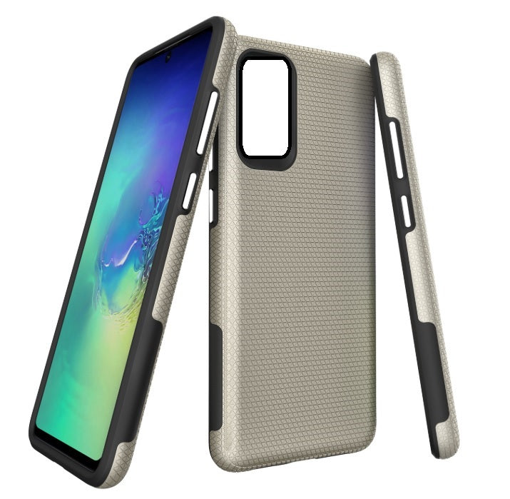 Triangle Dot PC+TPU Dual Layer Rugged Shockproof Hybrid Armor Case For Samsung Galaxy A52 5G 6.5"