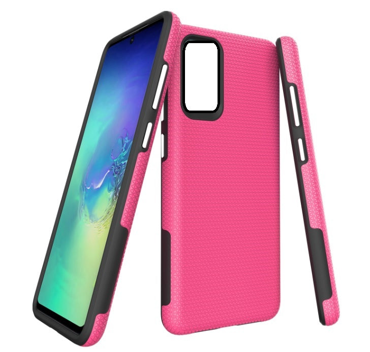 Triangle Dot PC+TPU Dual Layer Rugged Shockproof Hybrid Armor Case For Samsung Galaxy A52 5G 6.5"