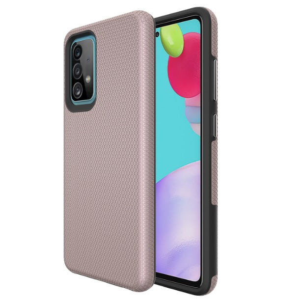 Triangle Dot PC+TPU Dual Layer Rugged Shockproof Hybrid Armor Case For Samsung Galaxy A52 5G 6.5"