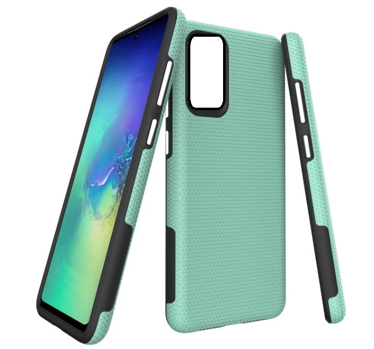 Triangle Dot PC+TPU Dual Layer Rugged Shockproof Hybrid Armor Case For Samsung Galaxy A52 5G 6.5"