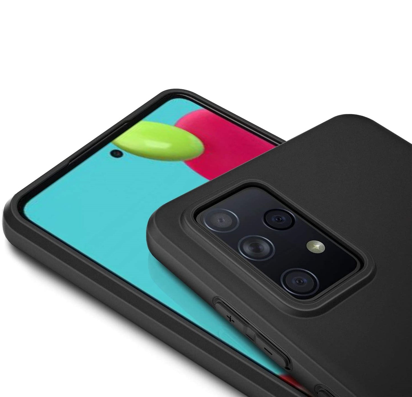 Slim Soft Gel TPU Silicone Edge Bumper Phone Cover For Samsung Galaxy A52 5G 6.5"