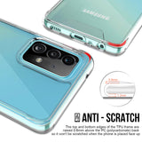 Premium Transparent Rugged Clear Shockproof SPACE Case Cover For Samsung Galaxy A52 5G 6.5"