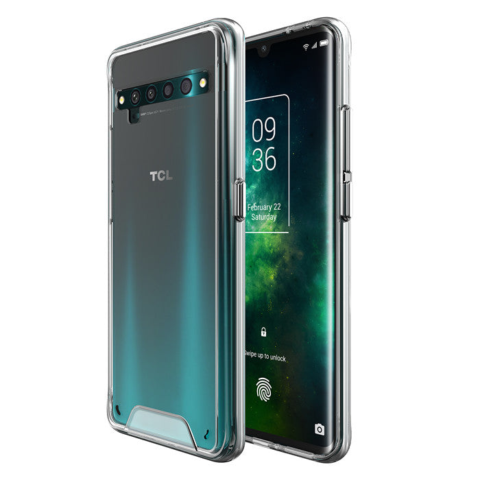 Premium Transparent Rugged Clear Shockproof SPACE Case Cover For TCL 10 Pro 6.47"