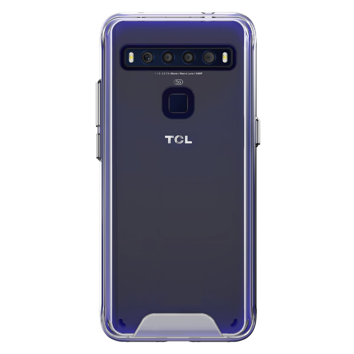 Premium Transparent Rugged Clear Shockproof SPACE Case Cover For TCL 10 Lite 6.53"