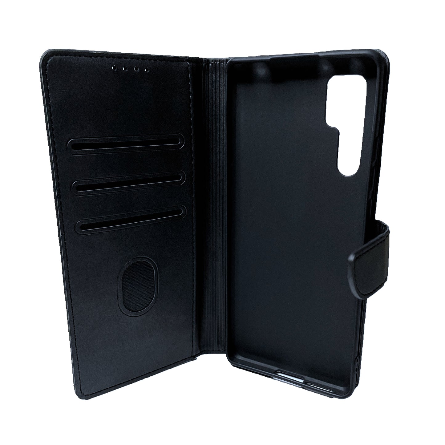 Simulate Leather Folio Wallet Flip Case 3 Card Slot w/Magnetic Clip Cover For TCL 20 Pro(2021) 6.67"