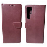 Simulate Leather Folio Wallet Flip Case 3 Card Slot w/Magnetic Clip Cover For TCL 20 Pro(2021) 6.67"