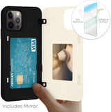 Goospery iPhone 11 Pro Max (6.5 inches) Wallet Case with Card Holder, Protective Dual Layer Bumper Phone Case